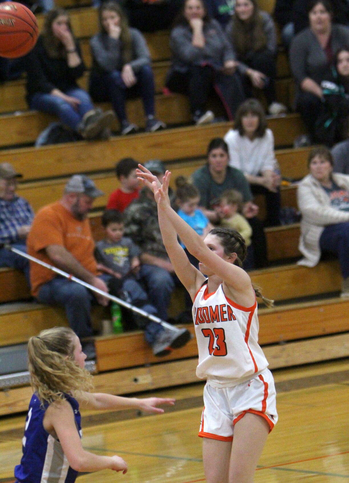 Cameron at Bloomer girls basketball 1-16-23
